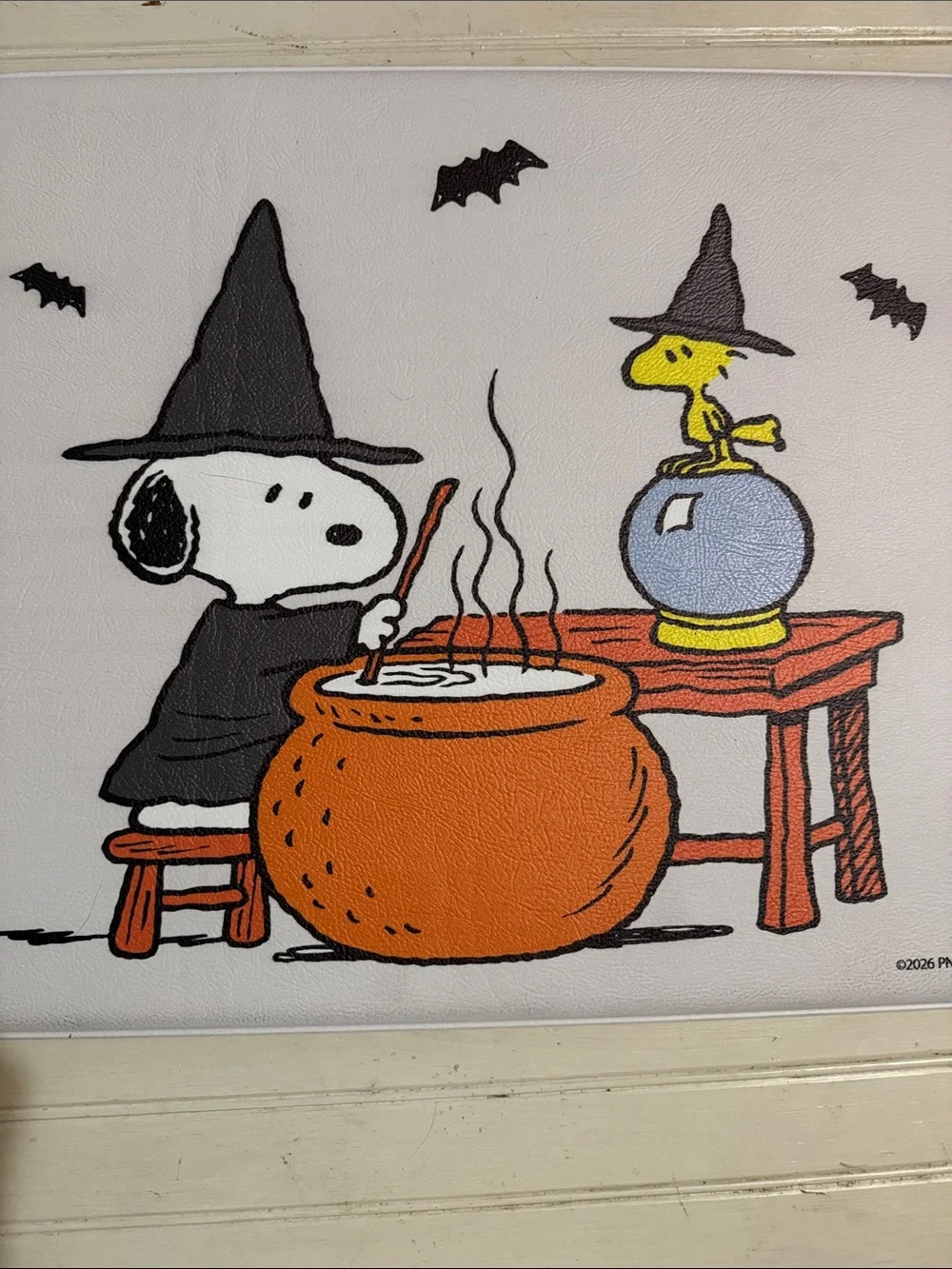 Peanuts Snoopy & Woodstock Halloween Anti fatigue Kitchen Mat